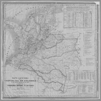 imagen de un mapa Cafetero de la República de Colombia