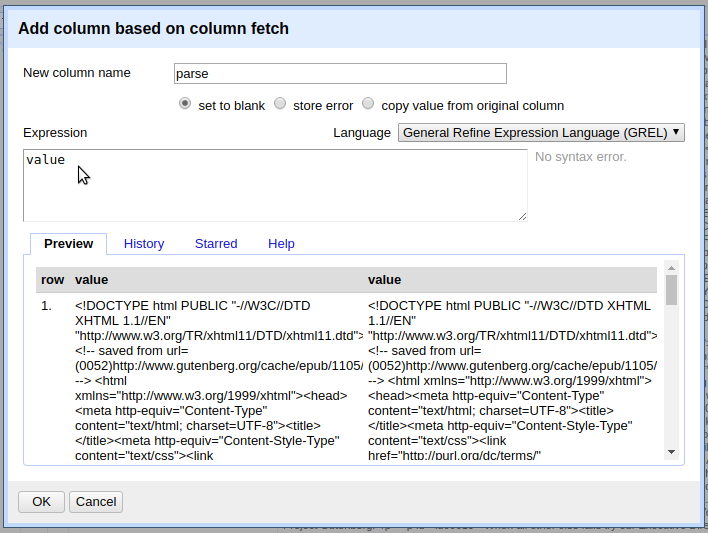 Edit column > Add column based on this column