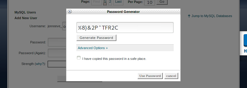 Generate Password